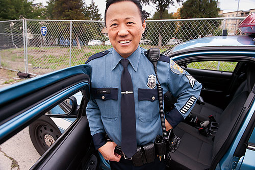 Sgt. Jay Shin - Keeping a Blue Light On by Stacey SannerKeeping a Blue  Light On by Stacey Sanner